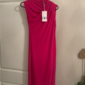 Brand new with tags ZARA pink dress